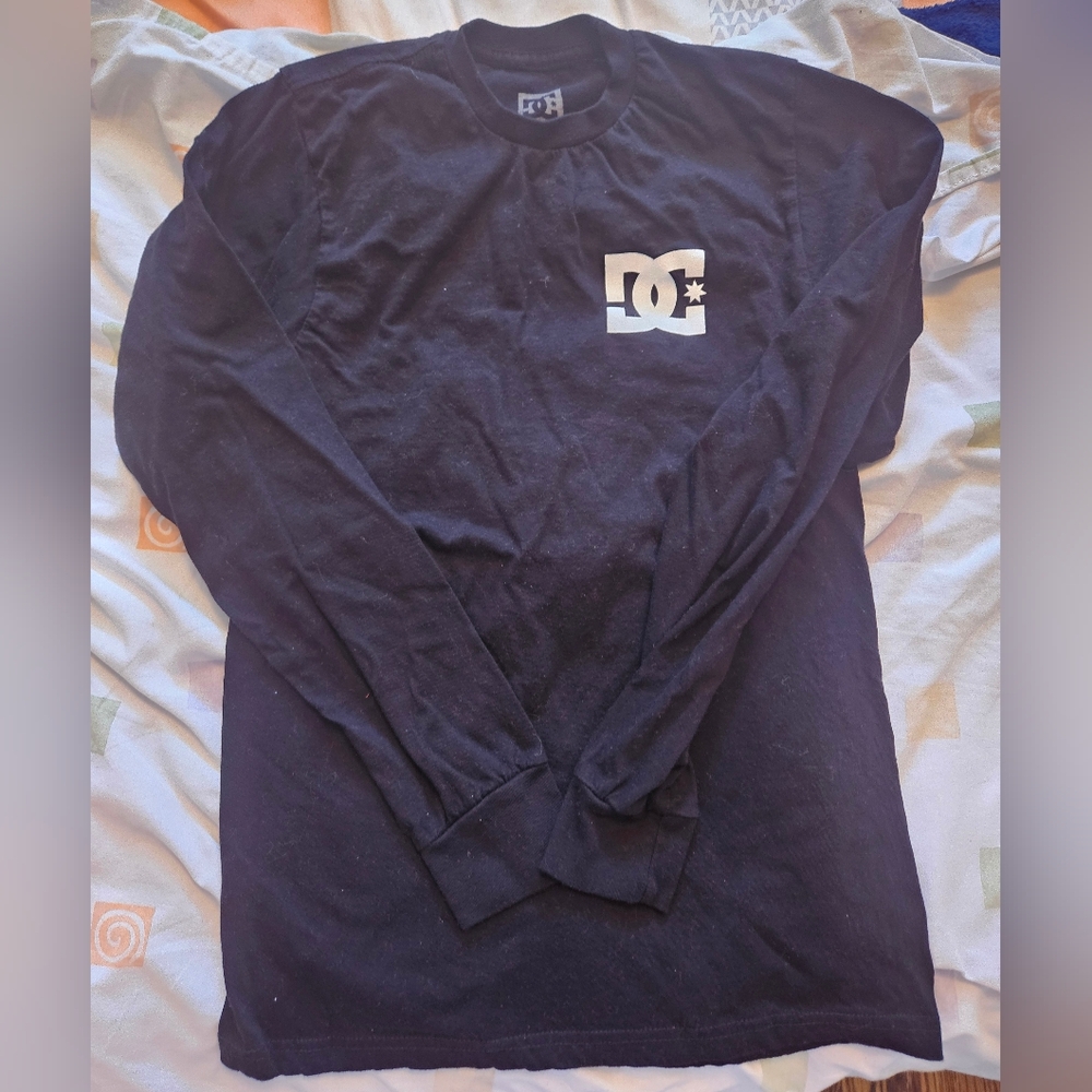 DC Black Logo Long Sleeve Tee